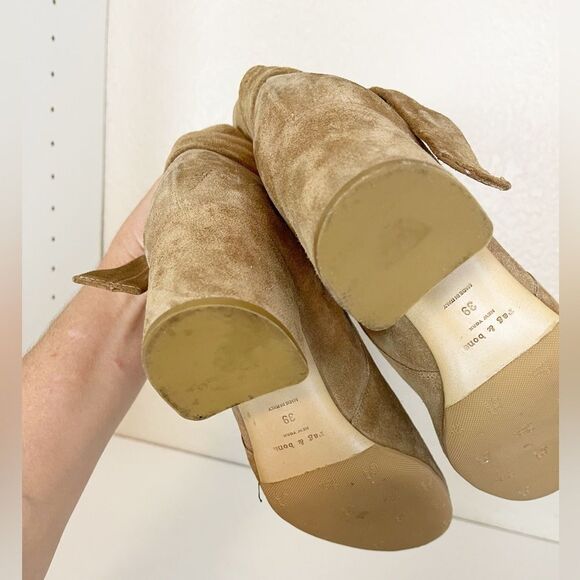rag & bone Dalia Suede Camel Ankle Boots. 39/8.5 - Picture 10 of 10